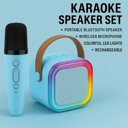Karaoke speaker with mic